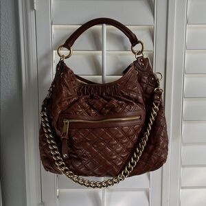 Marc Jacobs Stam Quilted Leather Hobo Bag